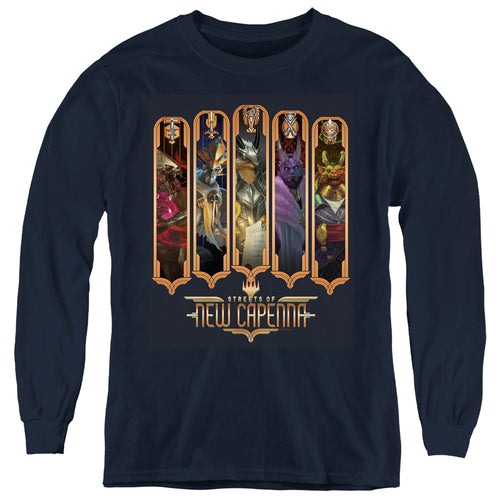 Magic the Gathering The Five Houses Youth Long Sleeve T-Shirt