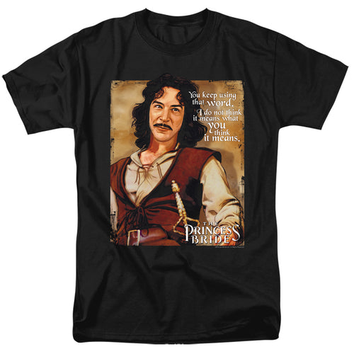 The Princess Bride Word Black T-Shirt