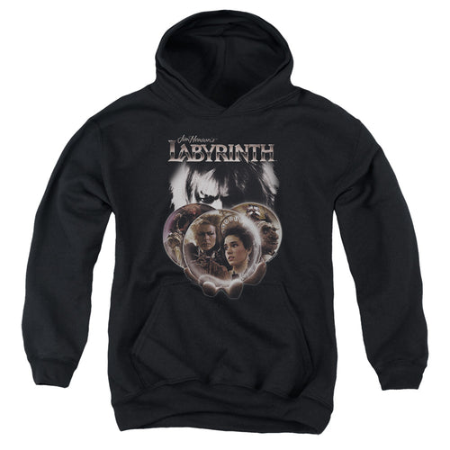 Labyrinth Globes Youth Hoodie