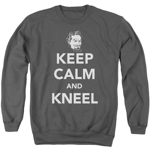DC Comics Keep Calm And Kneel Crewneck Sweatshirt