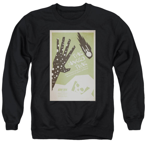 Star Trek The Naked Time Black Crewneck Sweatshirt