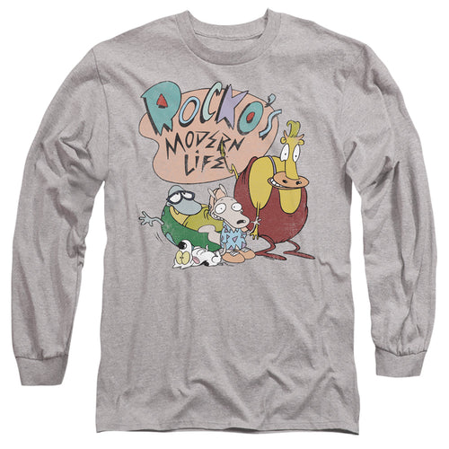 Rocko's Modern Life Logo Group Long Sleeve T-Shirt