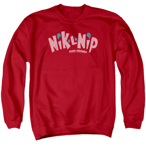 Dubble Bubble Nik-L-Nip Distressed Logo Crewneck Sweatshirt