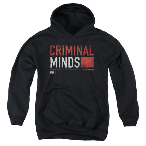 Criminal Minds Title Card Youth Hoodie