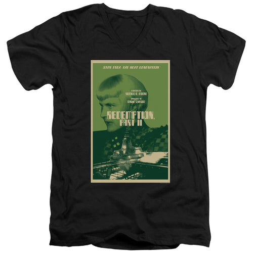 Star Trek Redemption Part II Black V-Neck T-Shirt