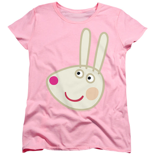 Peppa Pig Rebecca Rabbit Face Womens T-Shirt