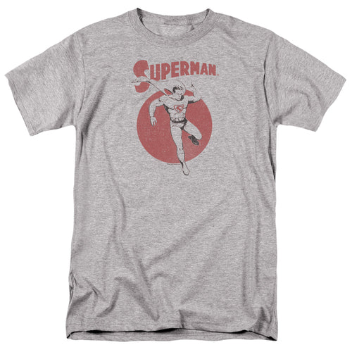Superman Vintage Sphere Athletic Heather T-Shirt