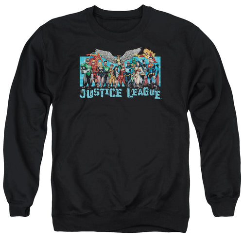 Justice League League Lineup Crewneck Sweatshirt