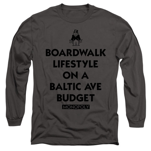 Monopoly Lifestyle vs Budget Long Sleeve T-Shirt