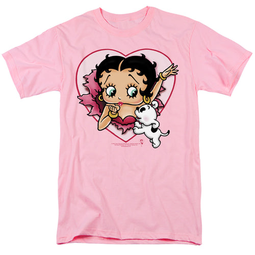 Betty Boop I Love Betty Pink T-Shirt