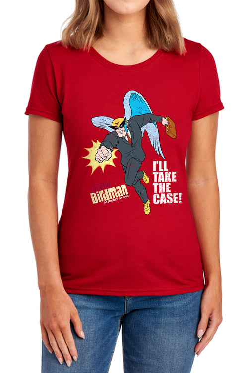 Harvey Birdman, Attorney at Law I'll Take the Case Womens T-Shirt