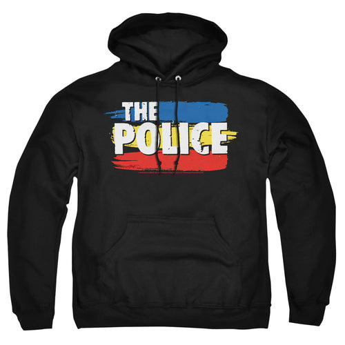 The Police Three Stripes Logo Pullover Hoodie