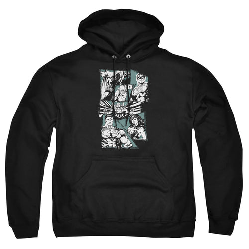 Justice League A Mighty League Pullover Hoodie