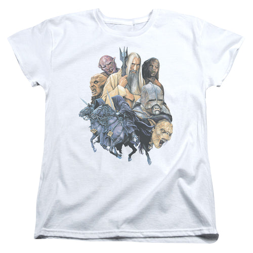 Lord of the Rings Collage Of Evil Womens T-Shirt