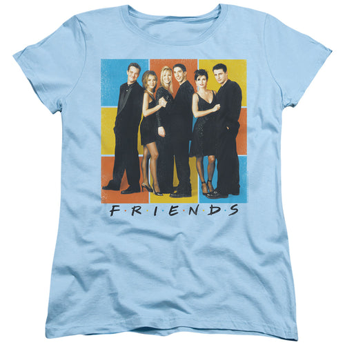 Friends Color Block Of Friends Womens T-Shirt