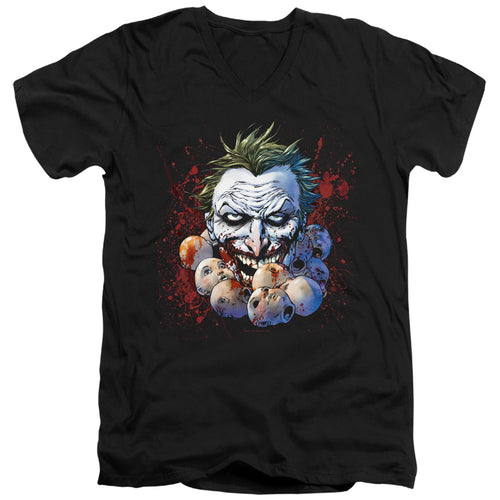 Justice League Doll Heads V-Neck T-Shirt