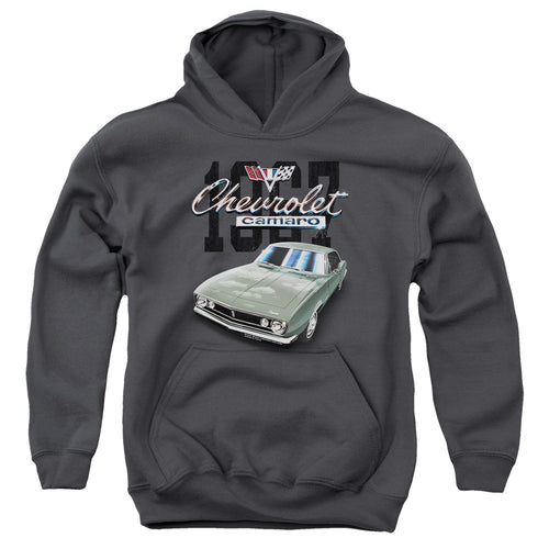 Chevy Classic Camaro Green Youth Hoodie