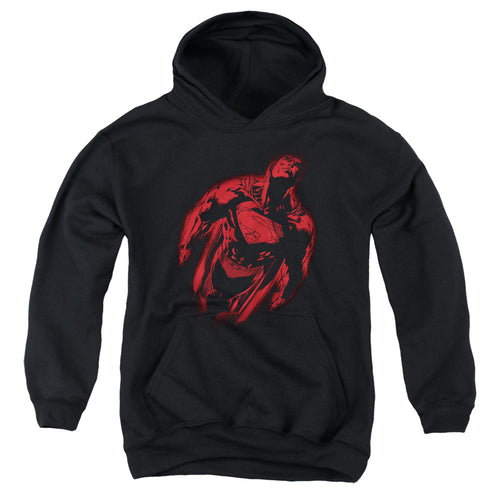 Superman Sprayed Supes Youth Hoodie