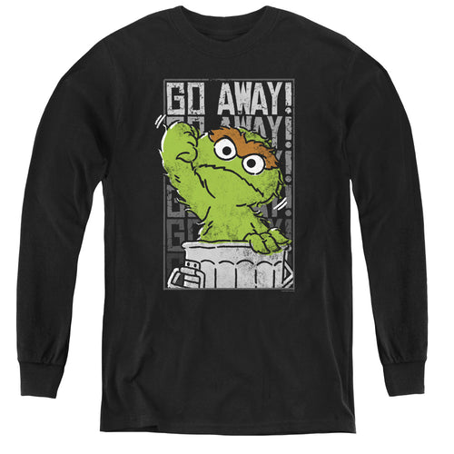 Sesame Street Go Away Youth Long Sleeve T-Shirt