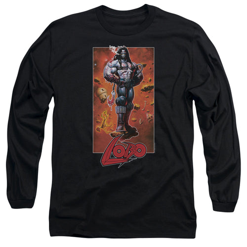 Justice League Lobo Pose Long Sleeve T-Shirt