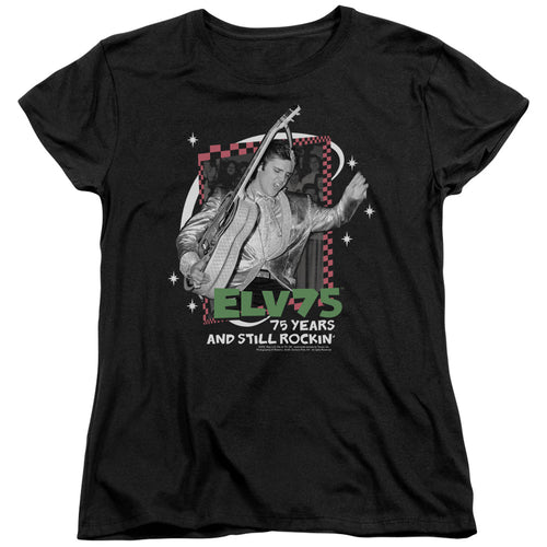 Elvis Presley Still Rockin Womens T-Shirt
