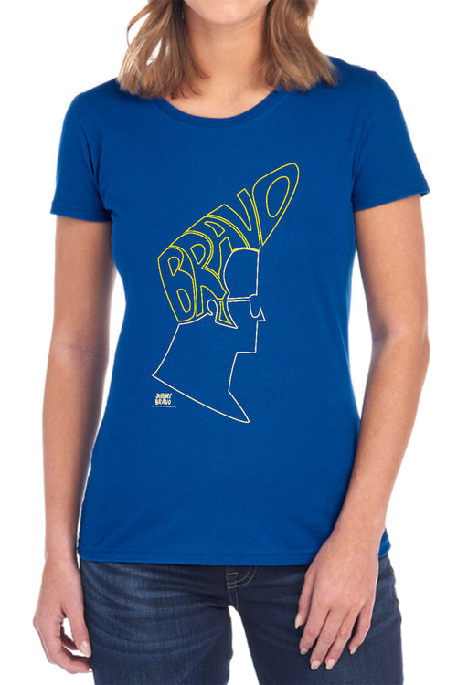 Johnny Bravo Bravo Hair Womens T-Shirt