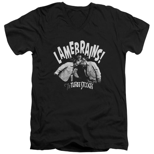 The Three Stooges Lamebrains V-Neck T-Shirt