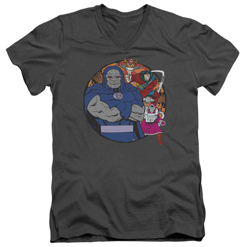 DC Comics Apokolips Represent V-Neck T-Shirt