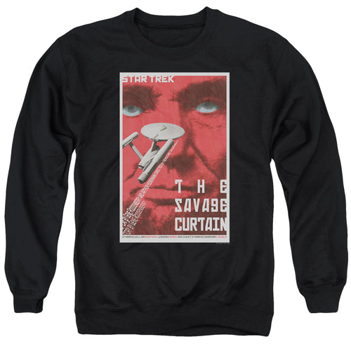 Star Trek Juan Ortiz The Savage Curtain Black Crewneck Sweatshirt