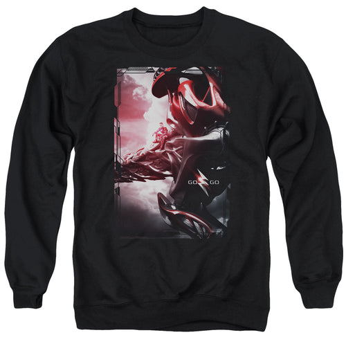 Mighty Morphin Power Rangers: The Movie Red Zord Poster Crewneck Sweatshirt