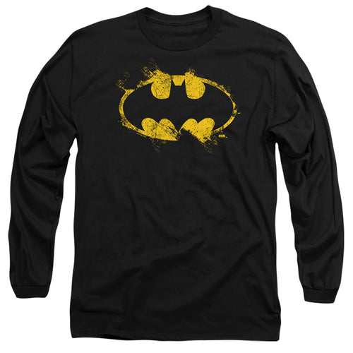 The Batman Paint Roller Logo Long Sleeve T-Shirt