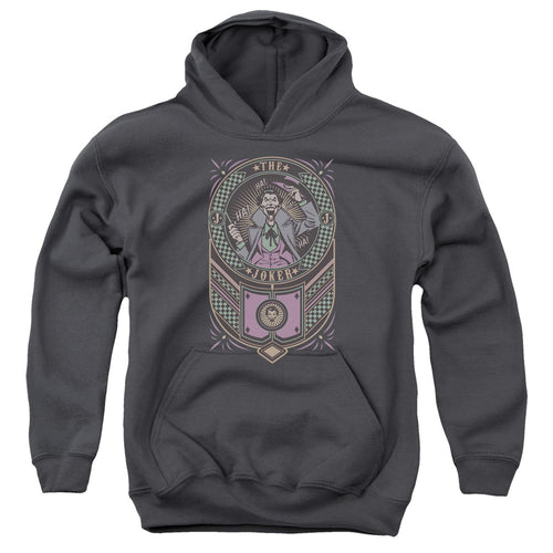 Batman Joker Checkered Sign Youth Hoodie