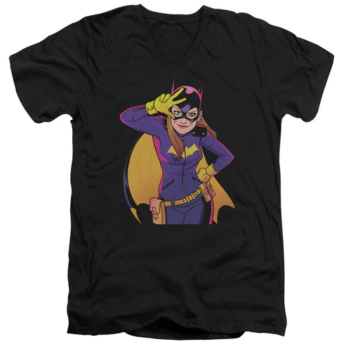 Batman Batgirl Moves V-Neck T-Shirt