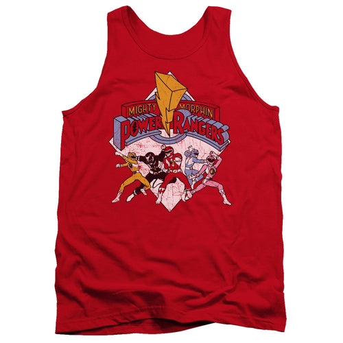 Mighty Morphin Power Rangers Retro Rangers Tank Top