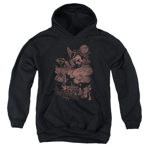 Superman Somber Power Youth Hoodie