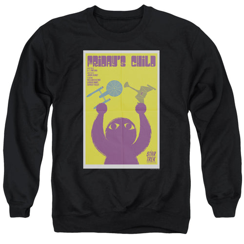 Star Trek Juan Ortiz Friday's Child Black Crewneck Sweatshirt