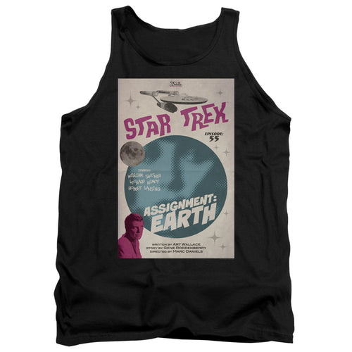 Star Trek Juan Ortiz Assignment Earth Black Tank Top