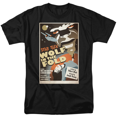 Star Trek Juan Ortiz Wolf in the Fold Black T-Shirt