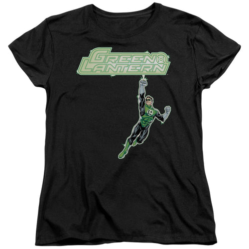Green Lantern Energy Construct Logo Womens T-Shirt