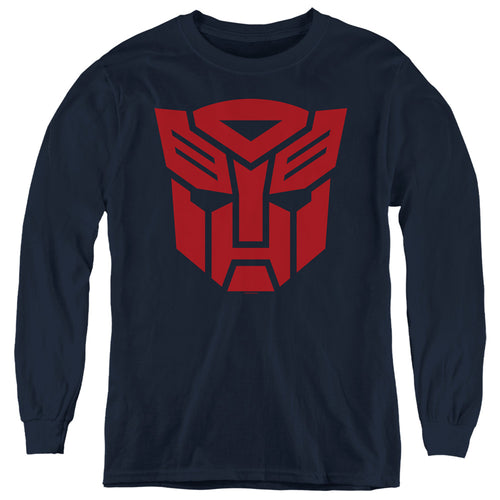 Transformers Autobot Logo Youth Long Sleeve T-Shirt