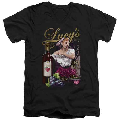 I Love Lucy Bitter Grapes V-Neck T-Shirt