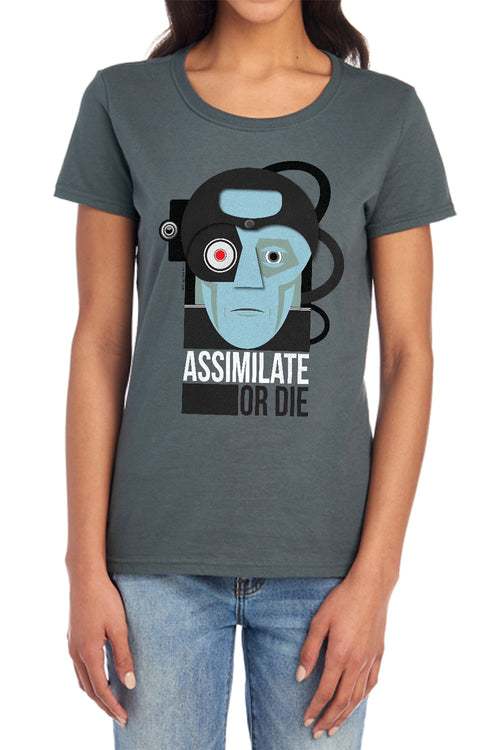 Star Trek Assimilate or Die Womens T-Shirt