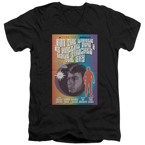 Star Trek Juan Ortiz For the World is Hollow and I Have Touched the Sky Black V-Neck T-Shirt