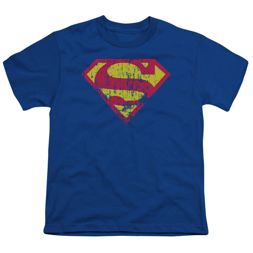 Superman Classic Logo Distressed Youth/Toddler T-Shirt