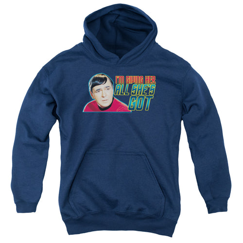 Star Trek Scotty All She's Got Youth Hoodie