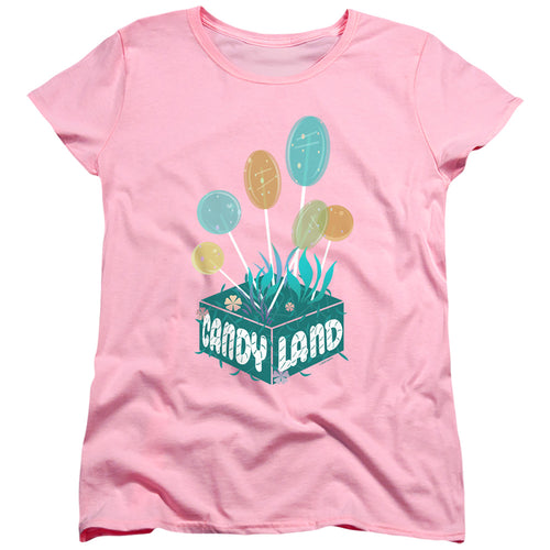 Candy Land Lollipop Block Womens T-Shirt