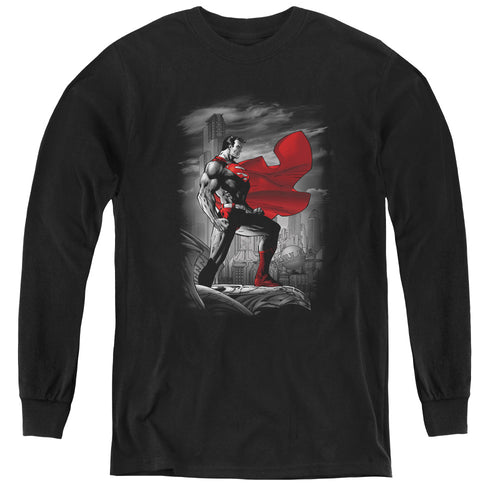 Superman Metropolis Guardian Youth Long Sleeve T-Shirt