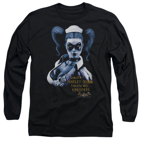 Batman Arkham Harley Quinn Long Sleeve T-Shirt