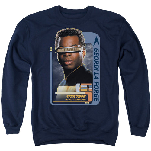 Star Trek Geordi La Forge Crewneck Sweatshirt