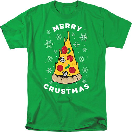 Christmas Merry Crustmas Kelly Green T-Shirt
